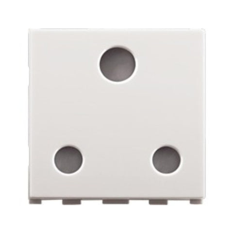 Anchor Europa 2Module Socket With Safety Shutter 16A 3Pin WIPM123214 