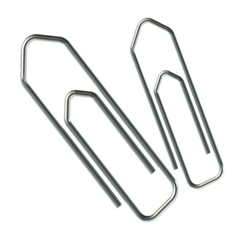 Oddy Paper Clips Streamlined Nickel Plated PC-30mm 