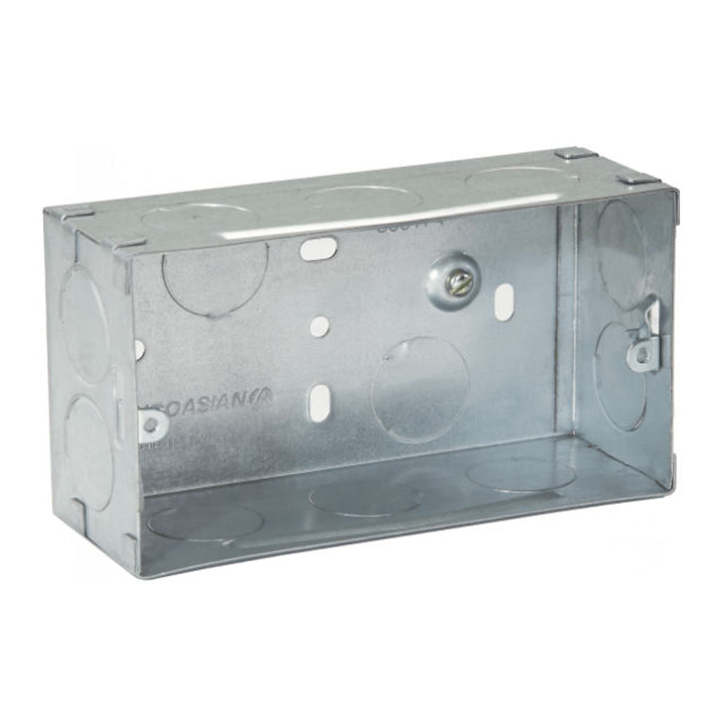 Indoasian Glint 4Module Metal Flush Box 800174