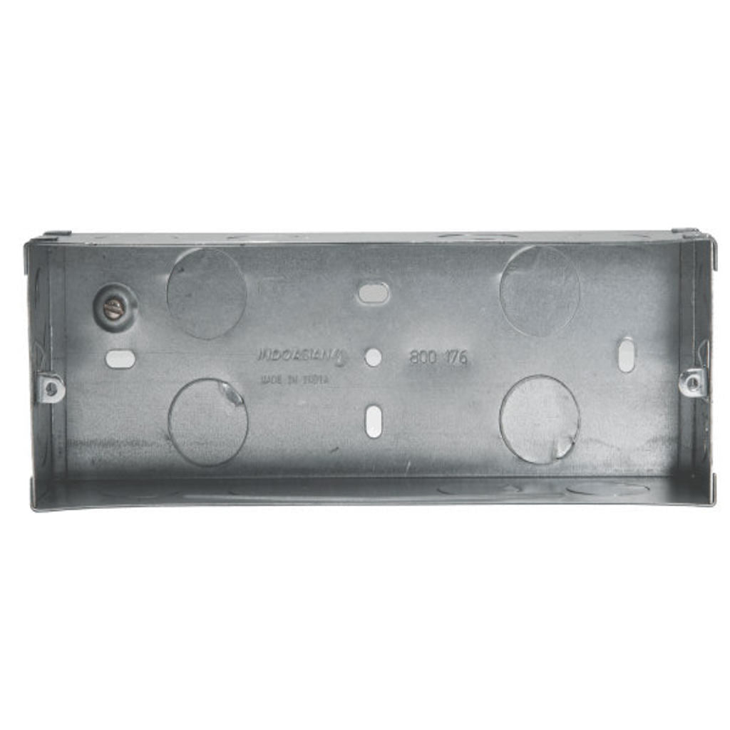 Indoasian Glint 6Module Metal Flush Box 800176 