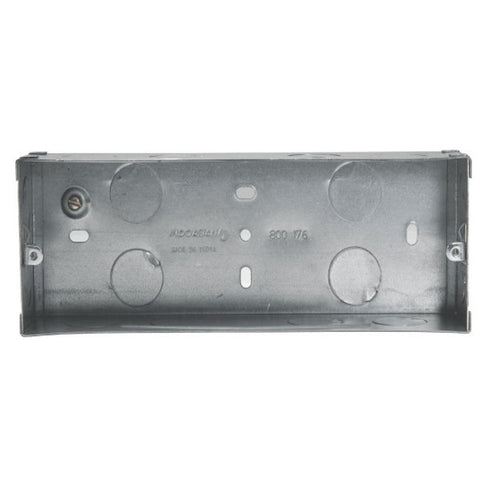 Indoasian Glint 6Module Metal Flush Box 800176 
