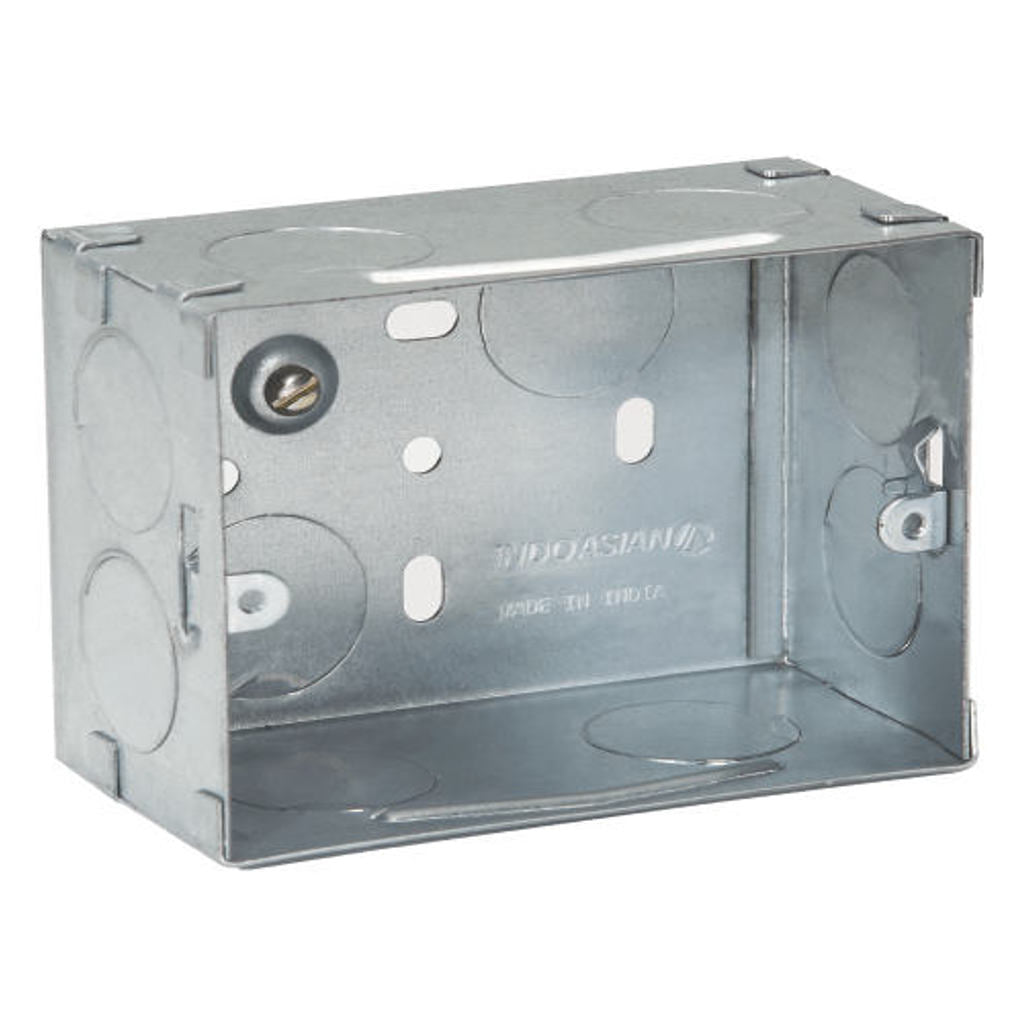 Indoasian Elvira 3Module Metal Flush Box 800173