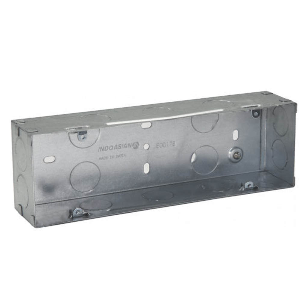 Indoasian Elvira 8Module Metal Flush Box(Horizontal) 800178