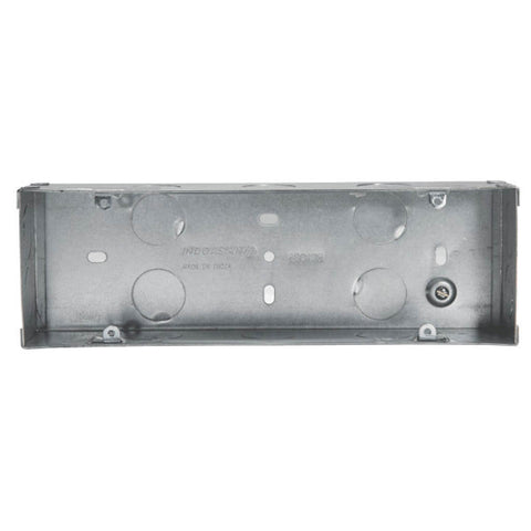 Indoasian Elvira 8Module Metal Flush Box(Horizontal) 800178 