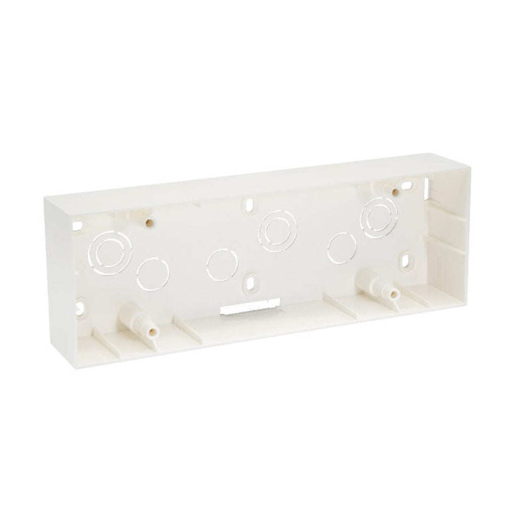 Indoasian Elvira 8Module Plastic Surface Box(Horizontal) 800188