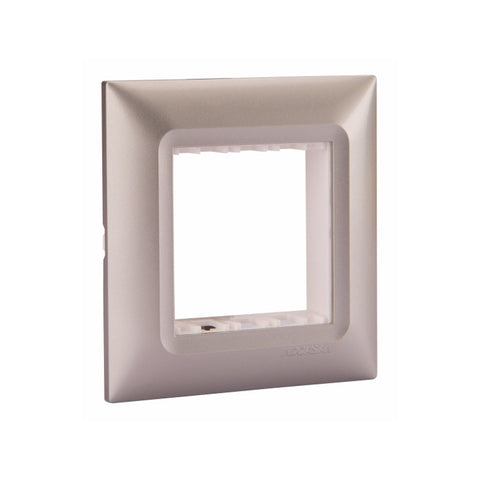 Indoasian Elvira Modular Plate with Support Frame Silver Light Purple 
