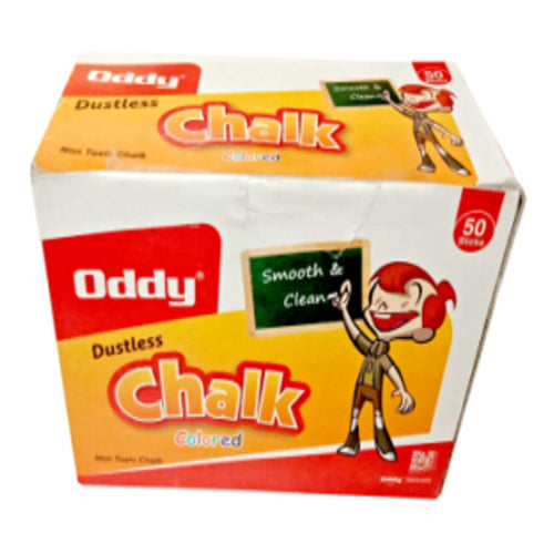 Oddy Dust Less Chalk Stick Colored CDL-C50 