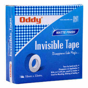 Oddy Invisible Adhesive Tape 18mmx33mtrs IT-1833 