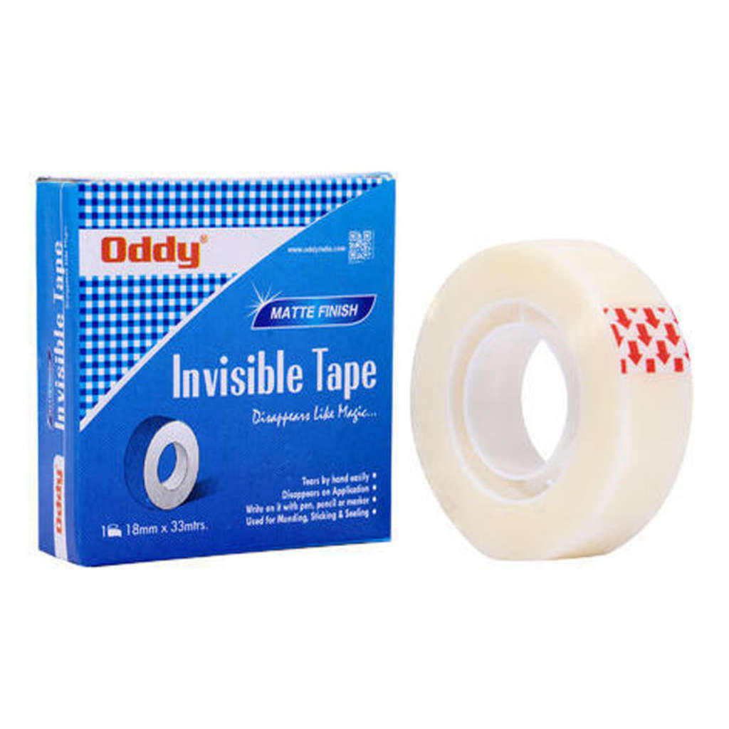 Oddy Invisible Adhesive Tape 18mmx33mtrs IT-1833