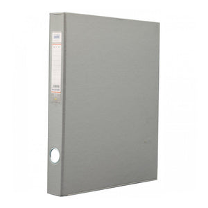 Solo Paper Board-2-D-Ring With Label Pocket Grey A4 RB 902 