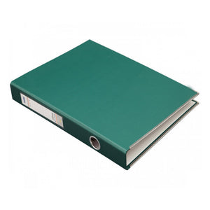 Solo Paper Board-2-D-Ring With Label Pocket Green A4 RB 902 