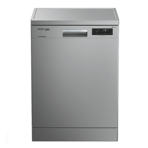 Voltas Beko 14 Place Setting Full Size Dishwasher Silver DF14S2