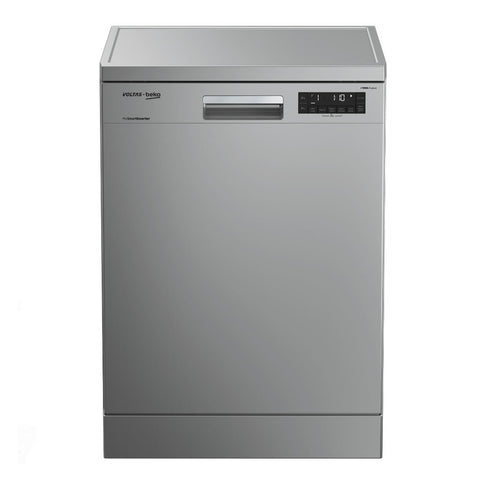 Voltas Beko 14 Place Setting Full Size Dishwasher Silver DF14S2