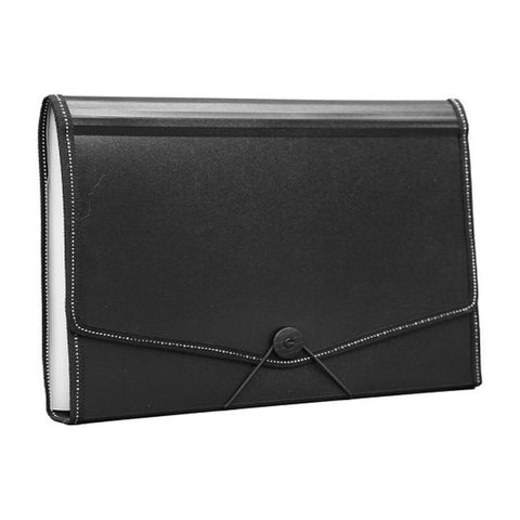 Solo Expanding File With Elastic 12 Section Black A4 EX 801 