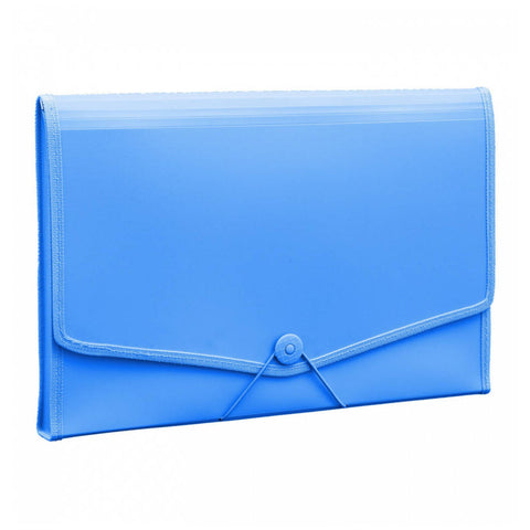 Solo Expanding File With Elastic Closure 12 Section Blue F/C Size EX 901 