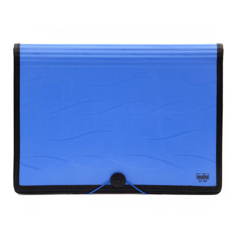 Solo Document Manager With Partition 6 Section Blue A4 EF 301 