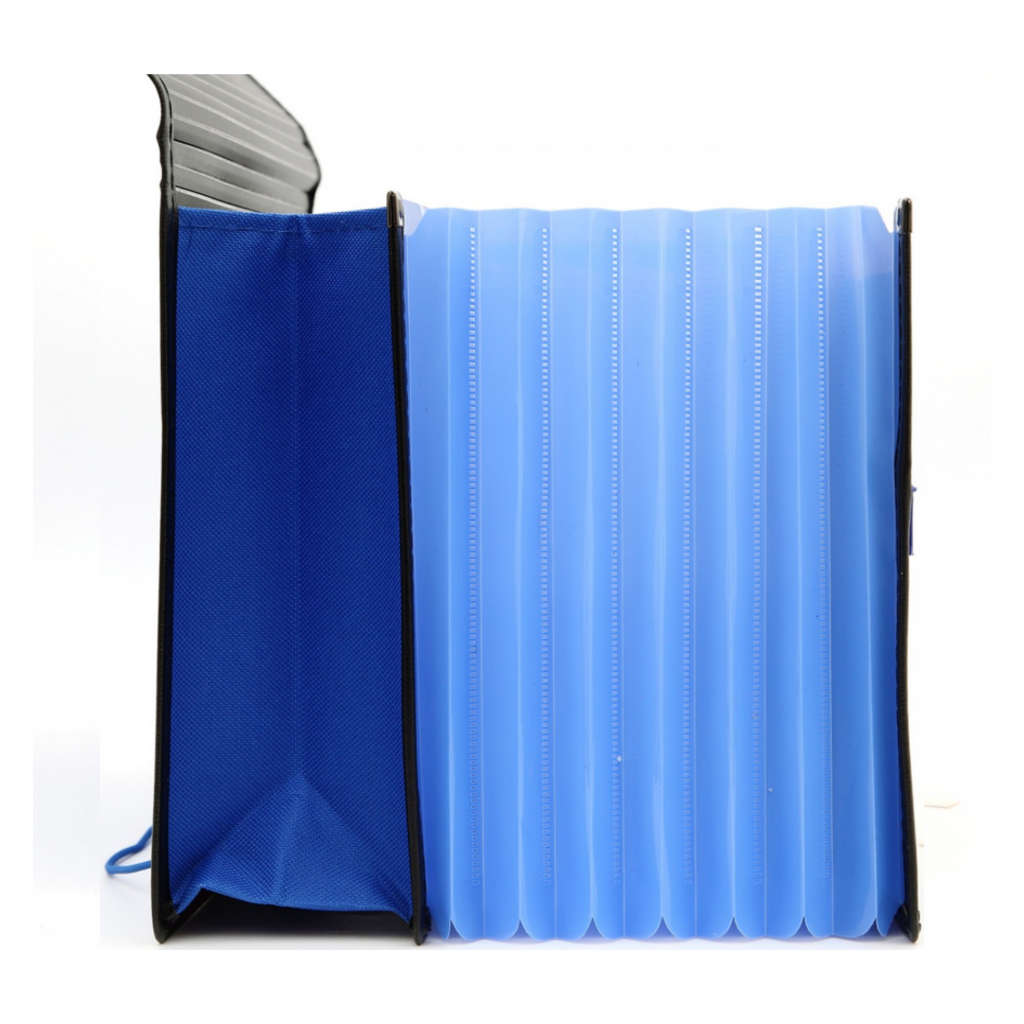 Solo Document Manager With Partition 6 Section Blue A4 EF 301