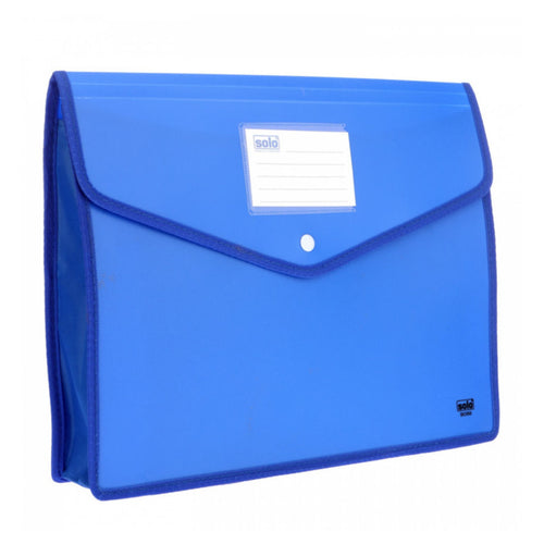 Solo Flexi Button Bag Blue F/C Size DC 553 