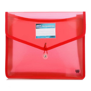 Solo Flexi Document Bag With Xtra Net Pocket Red A4 DC 554 
