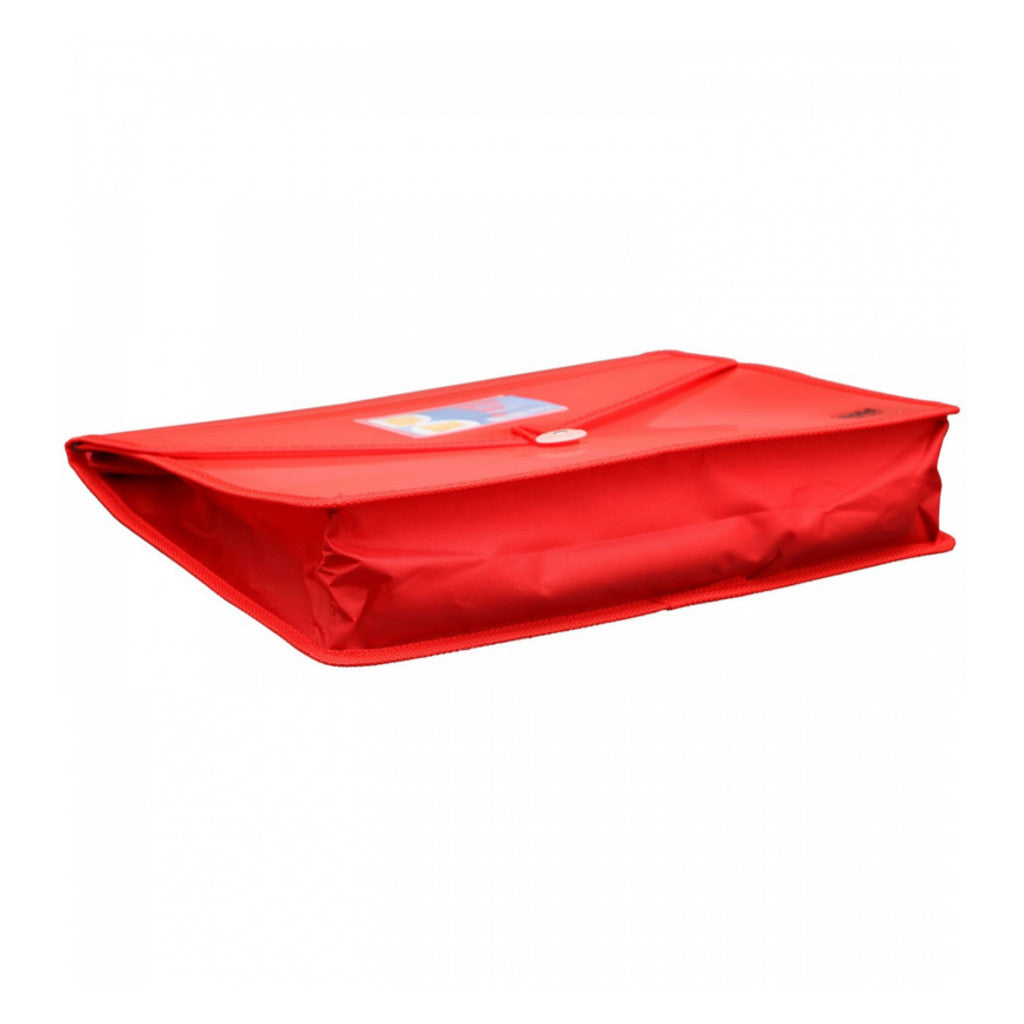Solo Flexi Document Bag With Xtra Net Pocket Red A4 DC 554