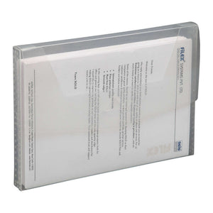 Solo Document Bag With Slot Closer Translucent White A4 DC 556 
