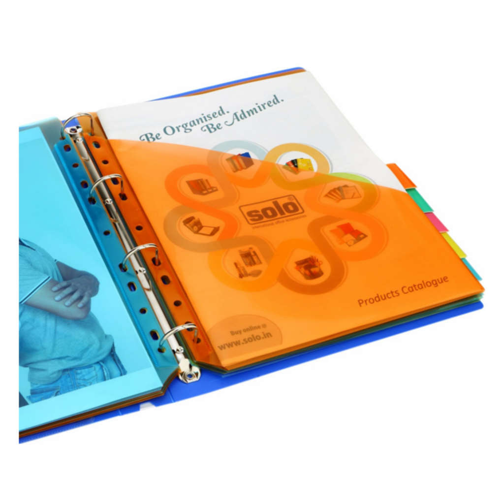 Solo 10 Documents Pockets Dividers With Insertable Tabs A4 DD 110