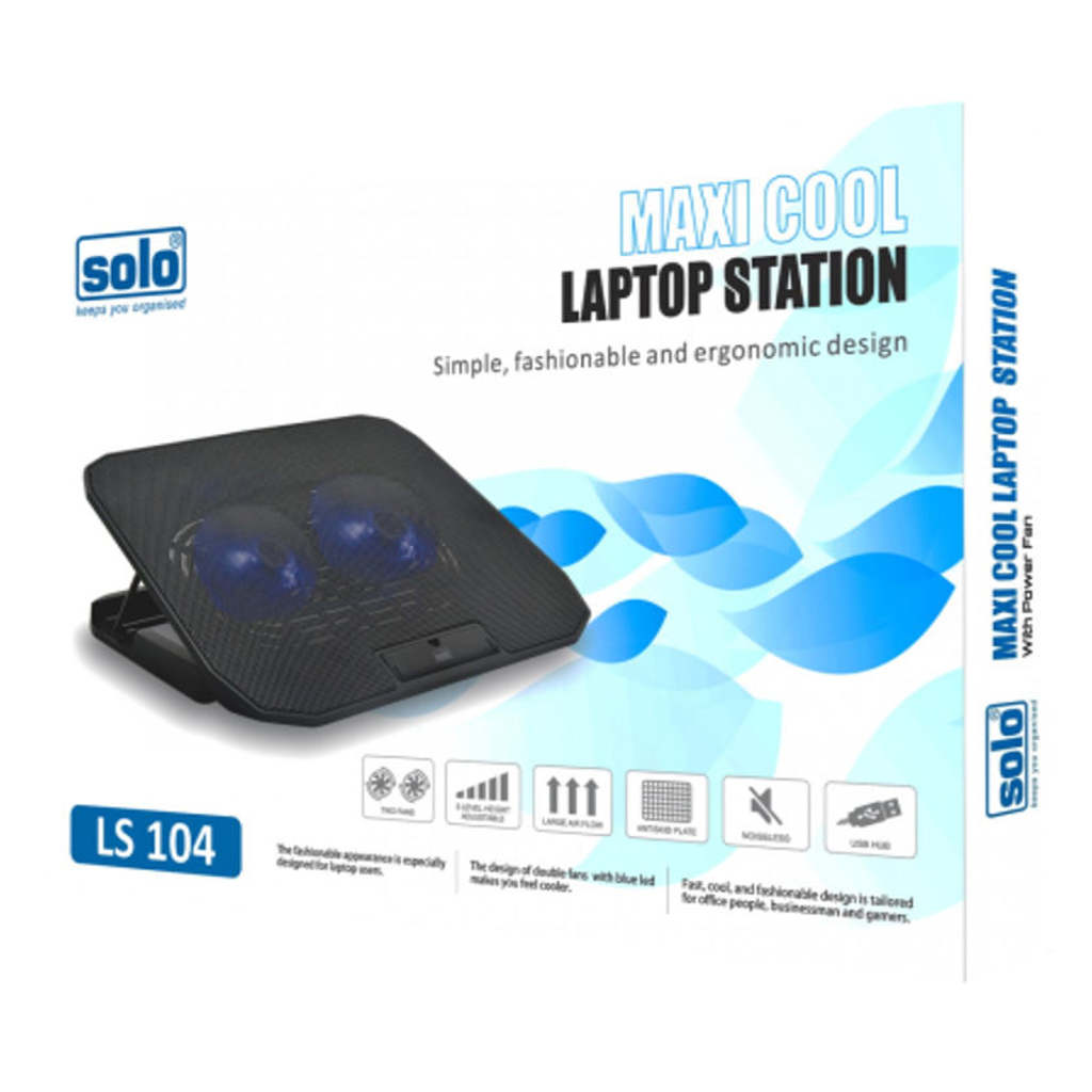 Solo Maxicool Laptop Station LS 104