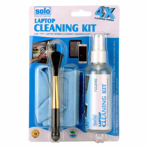 Solo Optical Lens Cleaning Kit With Screen Cleaner + Wonder Cloth + Brush IC 106 