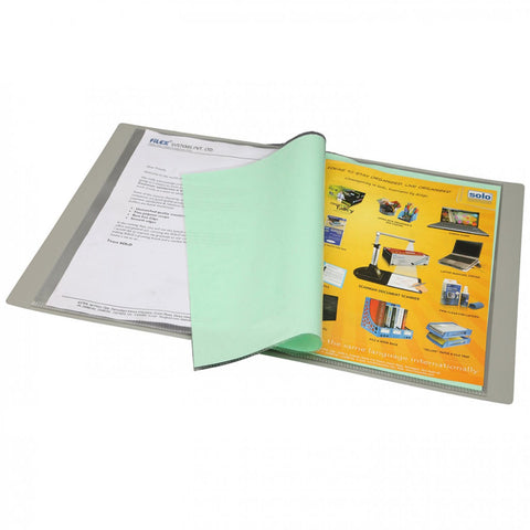 Buy Solo Display File With 20 Pockets Grey A4 DF 201 Online at Bestomart