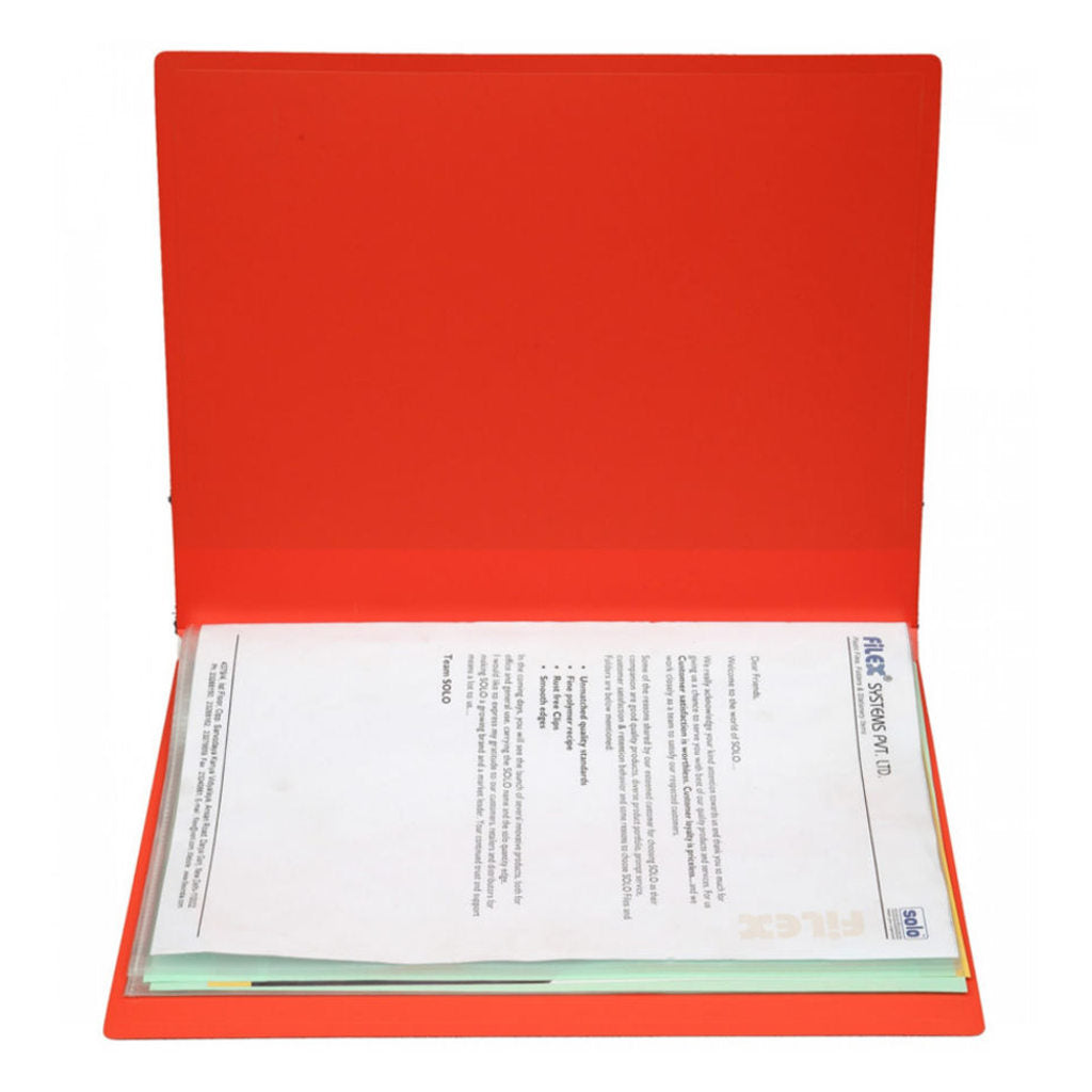 Solo Display File With 20 Pockets Tango Red A4 DF 201