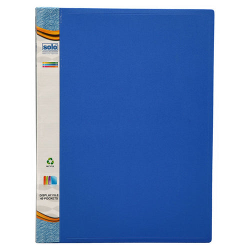 Solo Display File With 30 Pockets Blue A4 DF 230 