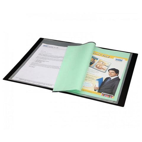 Buy Solo Display File With 20 Pockets Black F/C Size DF 211 Online at ...