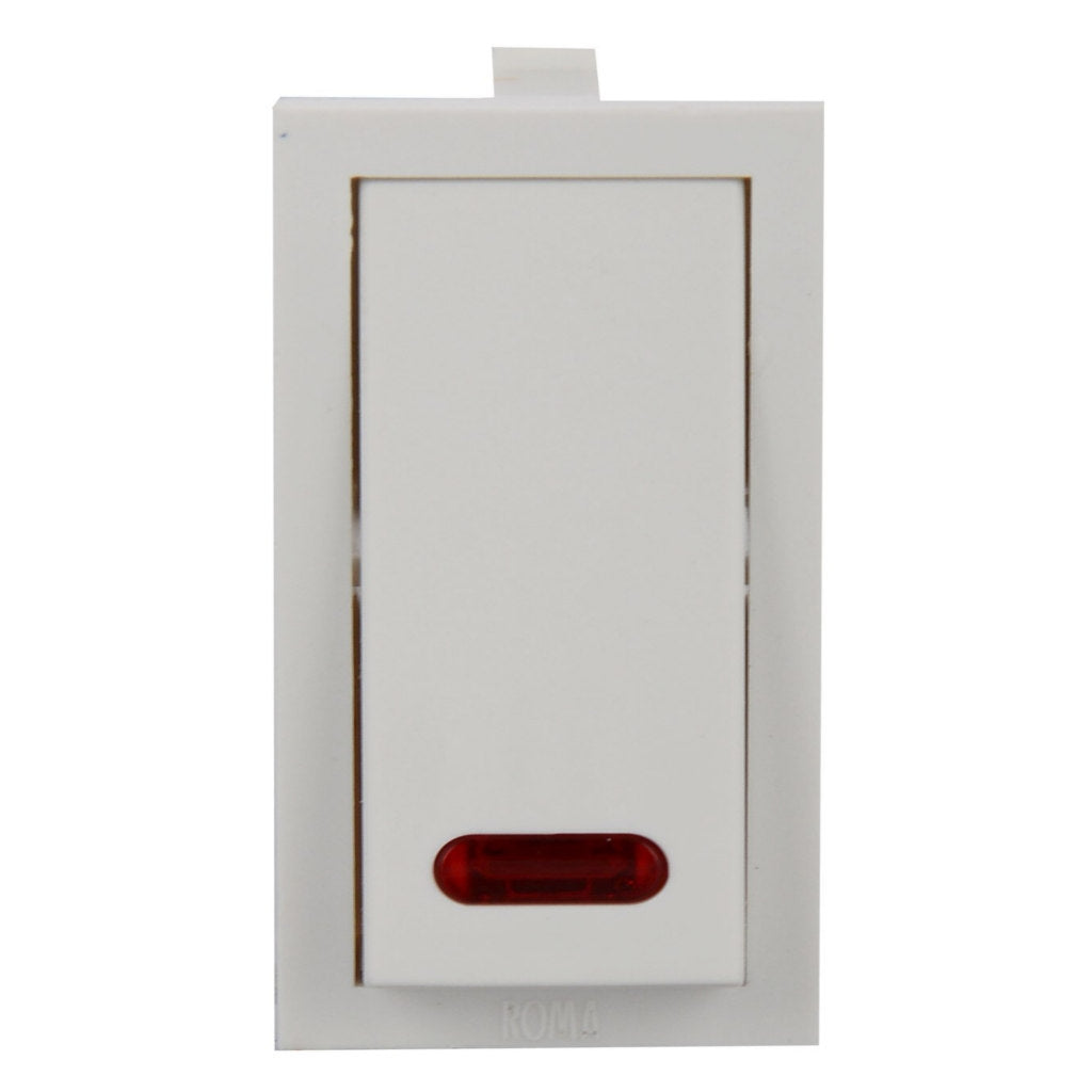 Buy Anchor Roma Classic 1Way Switch with Neon 20A White 21077 Online at ...