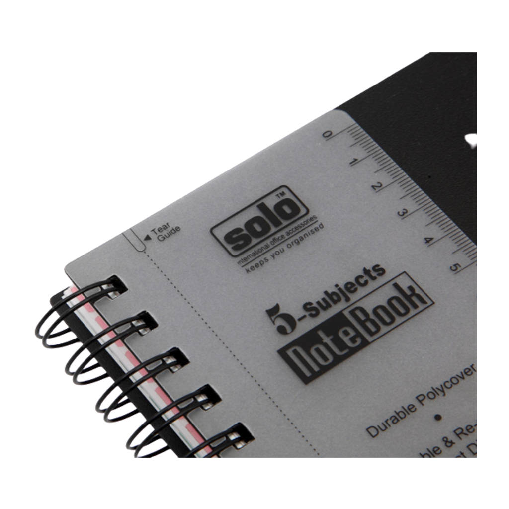 Solo 5-Subjects Note Book 300 Pages A5 NA 556