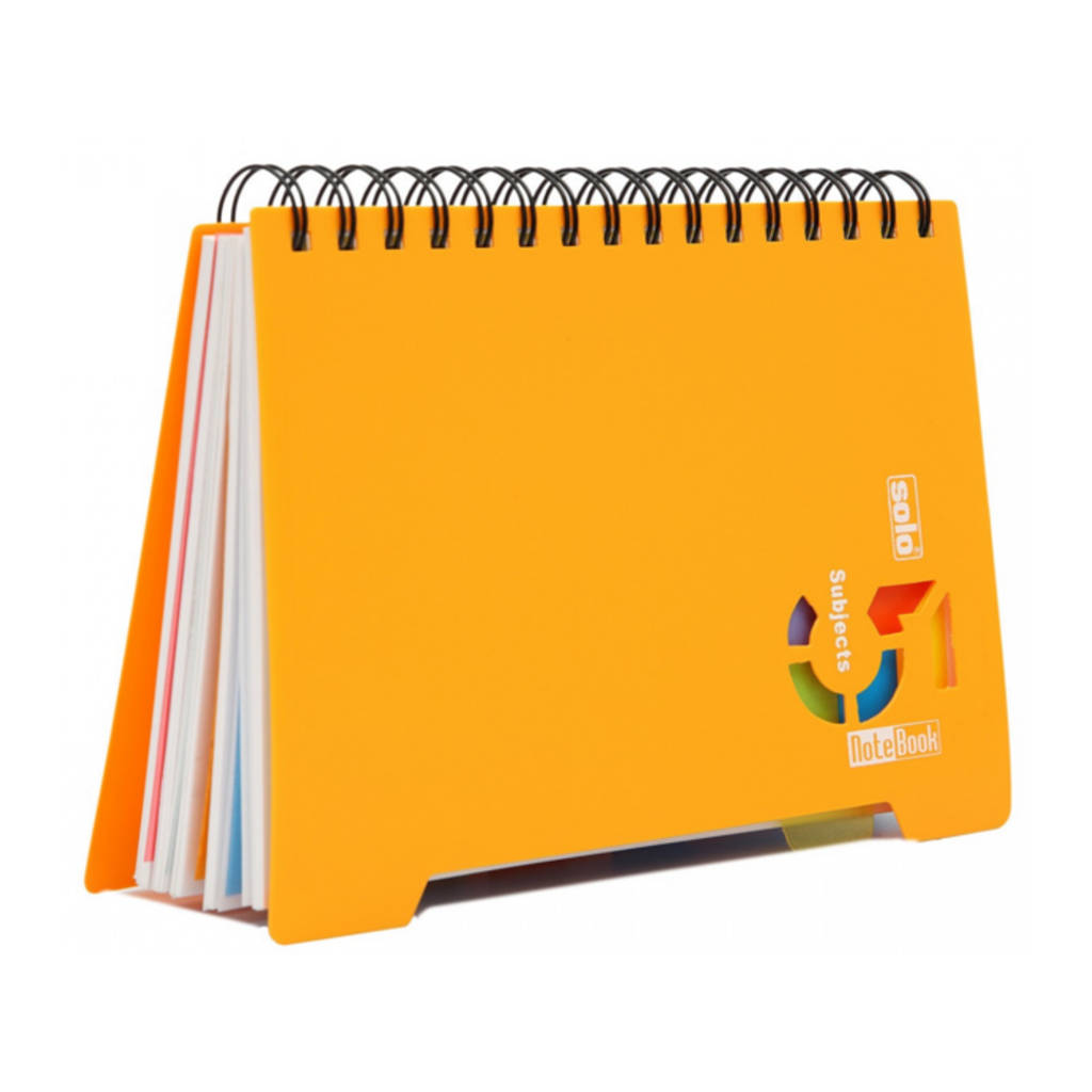 Solo 5-Subjects Note Book 300 Pages Yellow B5 NB 554