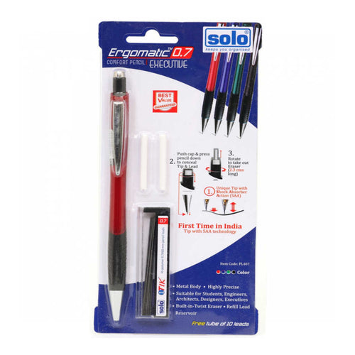 Solo Ergomatic Pencil One Set SAA Tip Red 0.7mm PL 407 