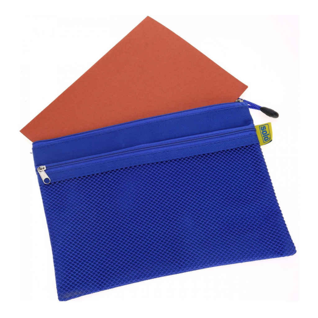 Solo Multi Function Bag With Two Pockets Blue A5 MFA52 