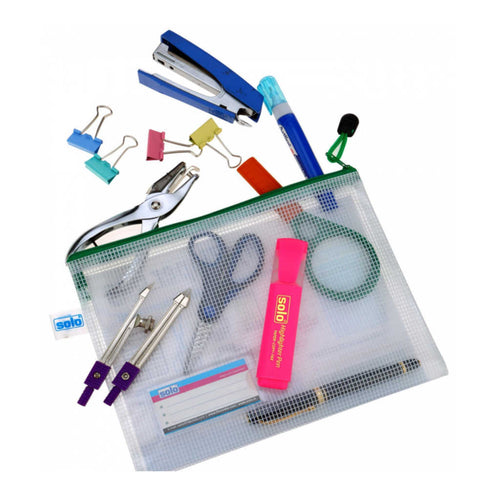 Solo My Zipper Closure Bag Green A5 MFA51 
