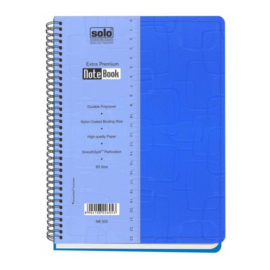Solo Premium Note Book 160 Pages Blue B5 NB 505 