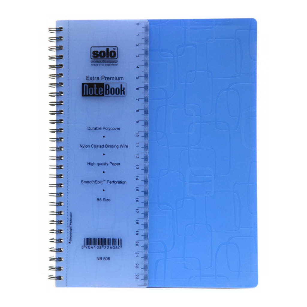 Solo Premium Note Book 160 Pages Square Blue B5 NB 506 