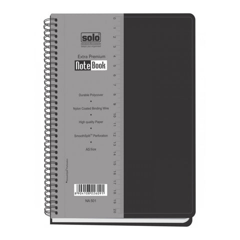 Solo Premium Note Book 160 Pages Black A5 NA 501