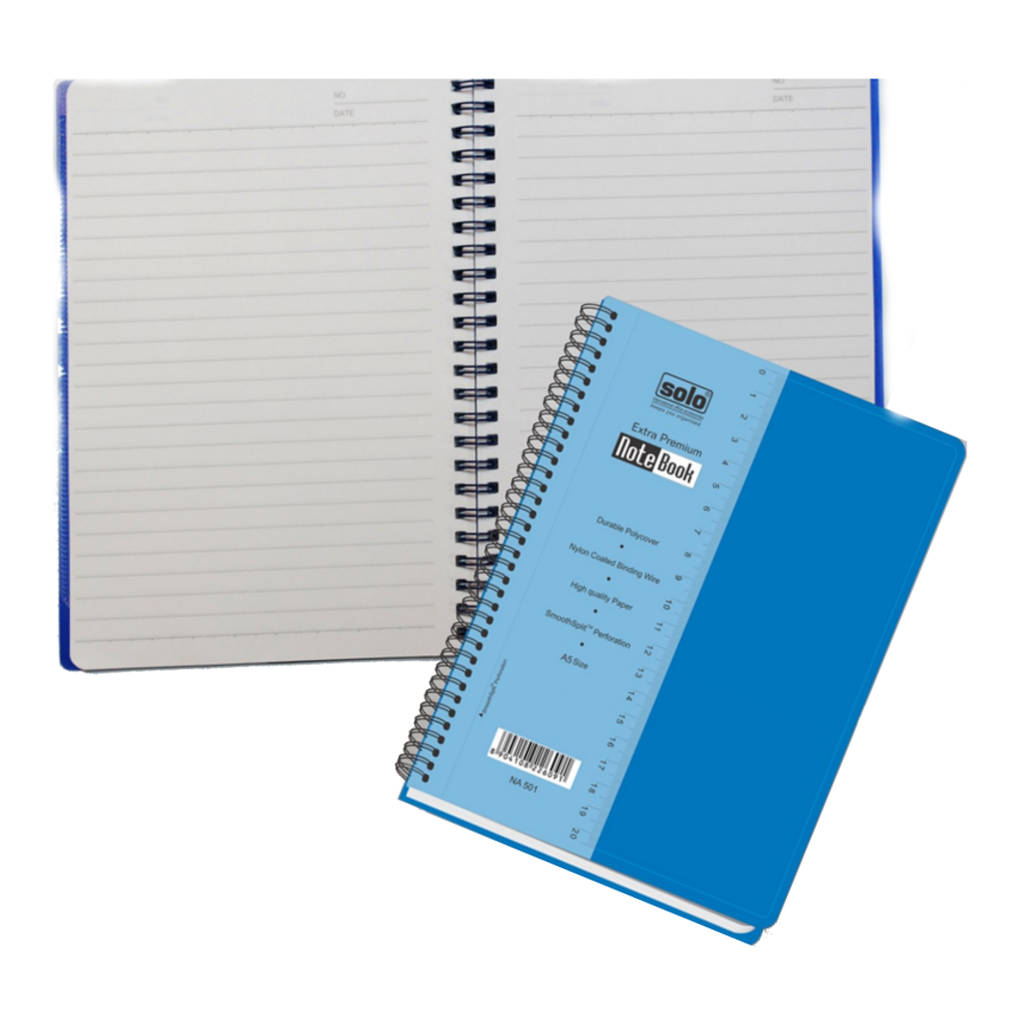 Solo Premium Note Book 160 Pages Blue A5 NA 501 