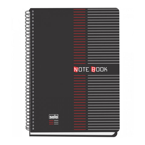 Solo Note Book With 2 Color Printing 100 Pages Black B5 NB 552