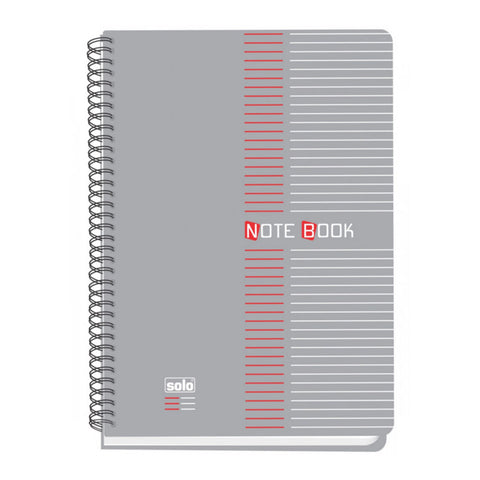 Solo Note Book With 2 Color Printing 100 Pages Grey A5 NA 552