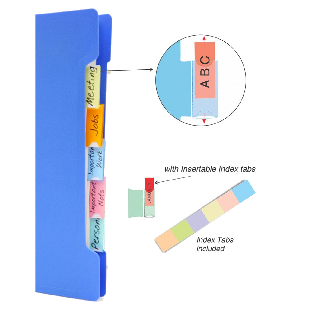Solo 5 Subjects Note Book Dividers 300 Pages Blue B5 NB 555