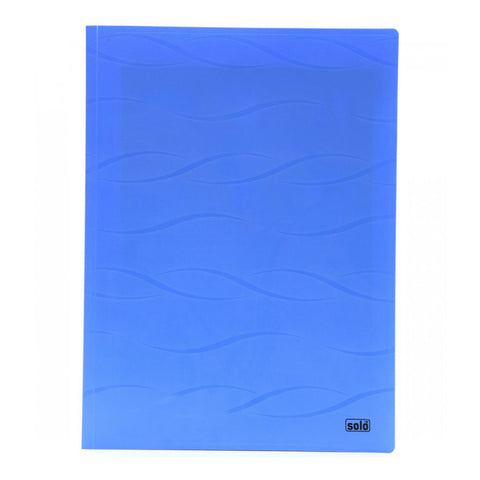 Solo Meeting Folder With Secure Expandable Pocket Without Pad Blue A4 CC 116 