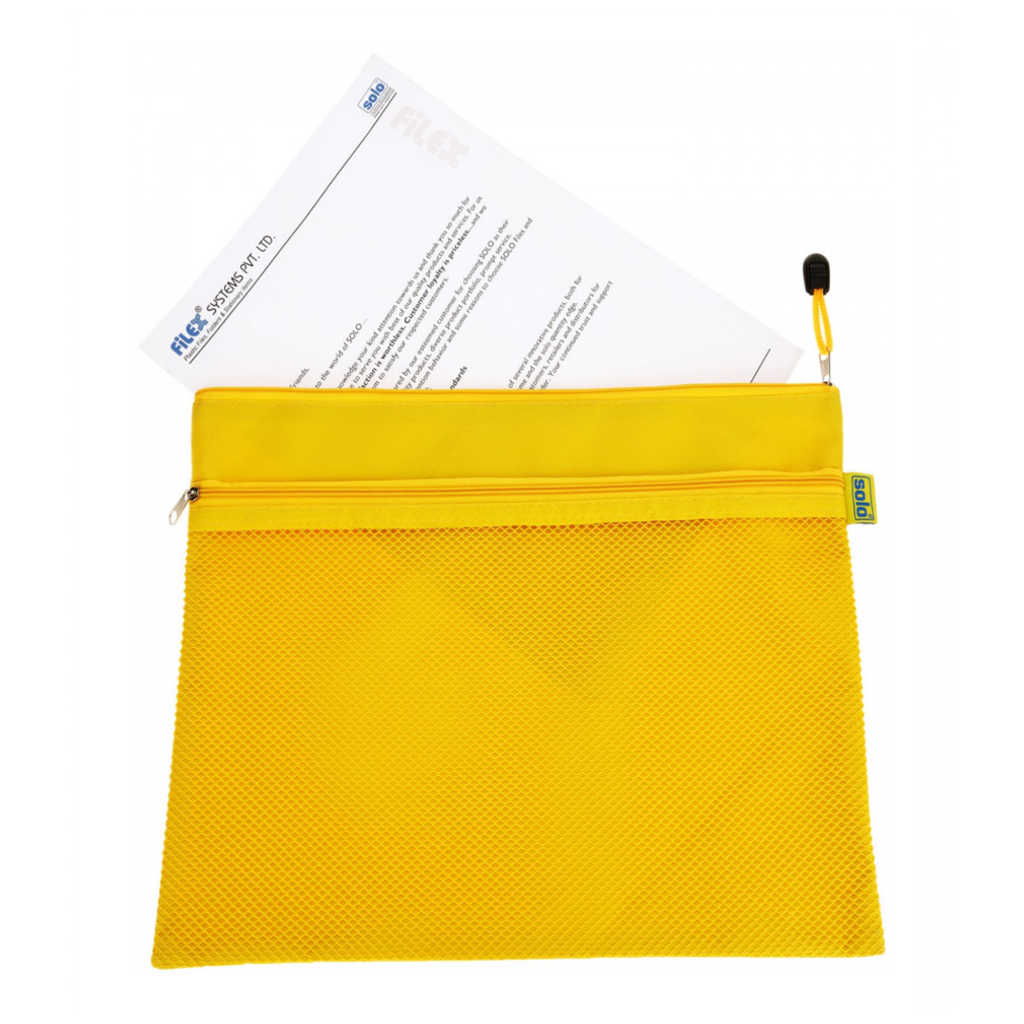 Solo Multi Function Bag With Two Pockets Yellow A4 MFA42 