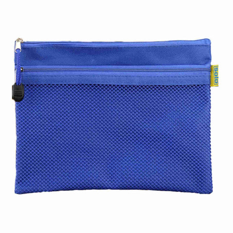 Solo Multi Function Bag With Two Pockets Blue A4 MFA42 