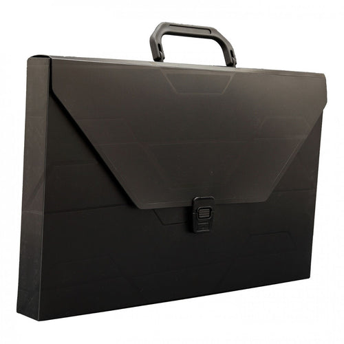 Solo Document Bag With Lock & Handle Black F/C Size DC 557 