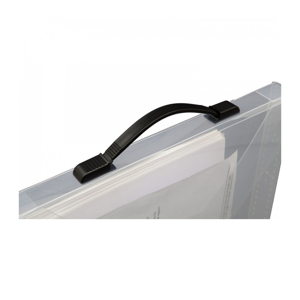 Solo Document Bag With Lock & Handle Super Line White F/C Size DC 557